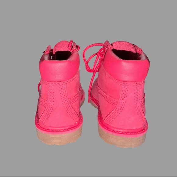 Timberland Classic Waterproof Toddler Boot | Size 5 | Bright Pink | NWT - Picture 3 of 3
